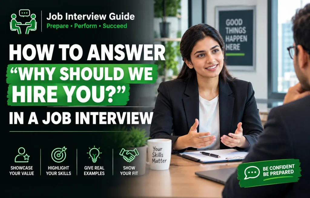 How to Answer “Why Should We Hire You?” in a Job Interview