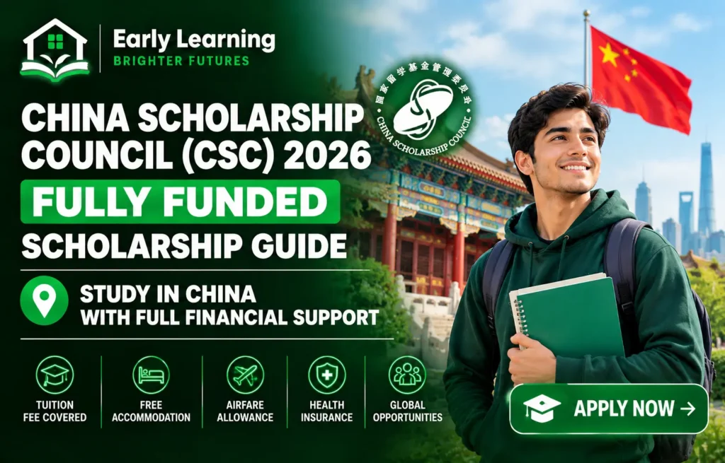 China Scholarship Council (CSC) 2026 – Fully Funded Scholarship Guide