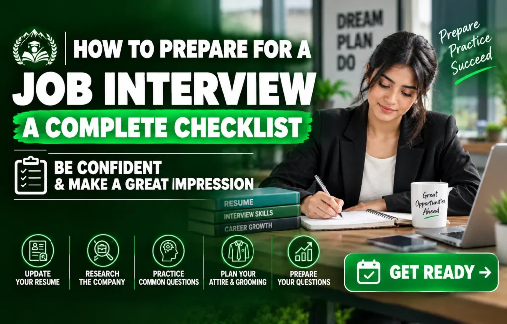 How to Prepare for a Job Interview: A Complete Checklist