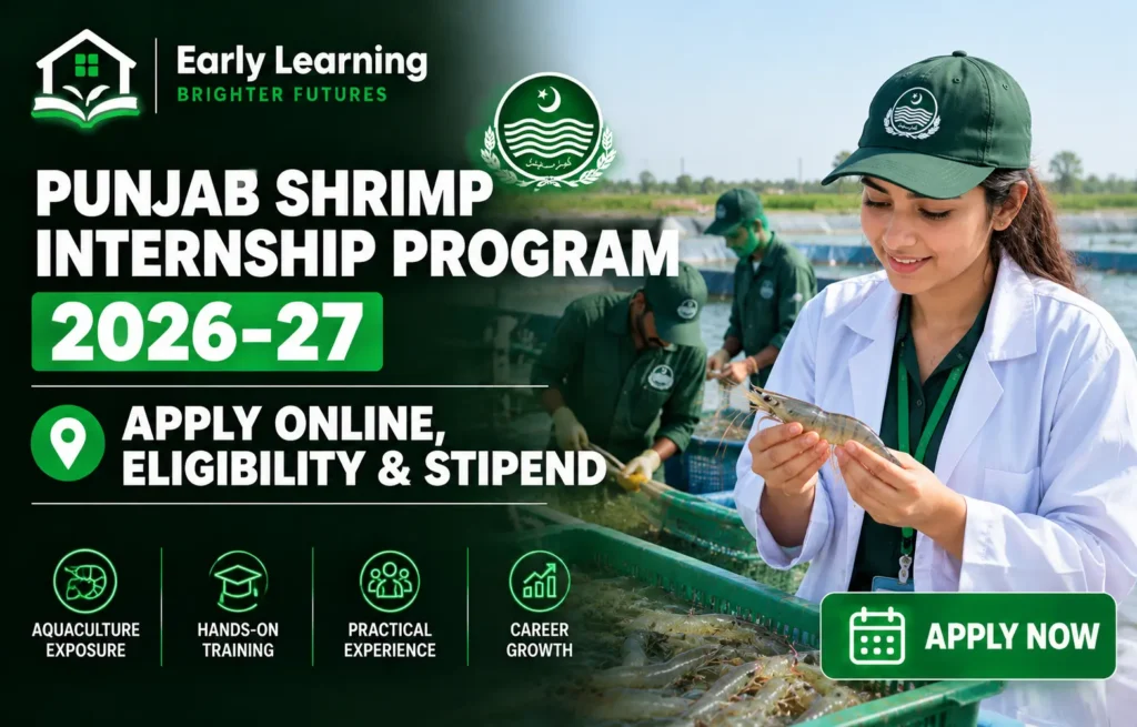 Punjab Shrimp Internship Program 2026-27 – Apply Online, Eligibility & Stipend